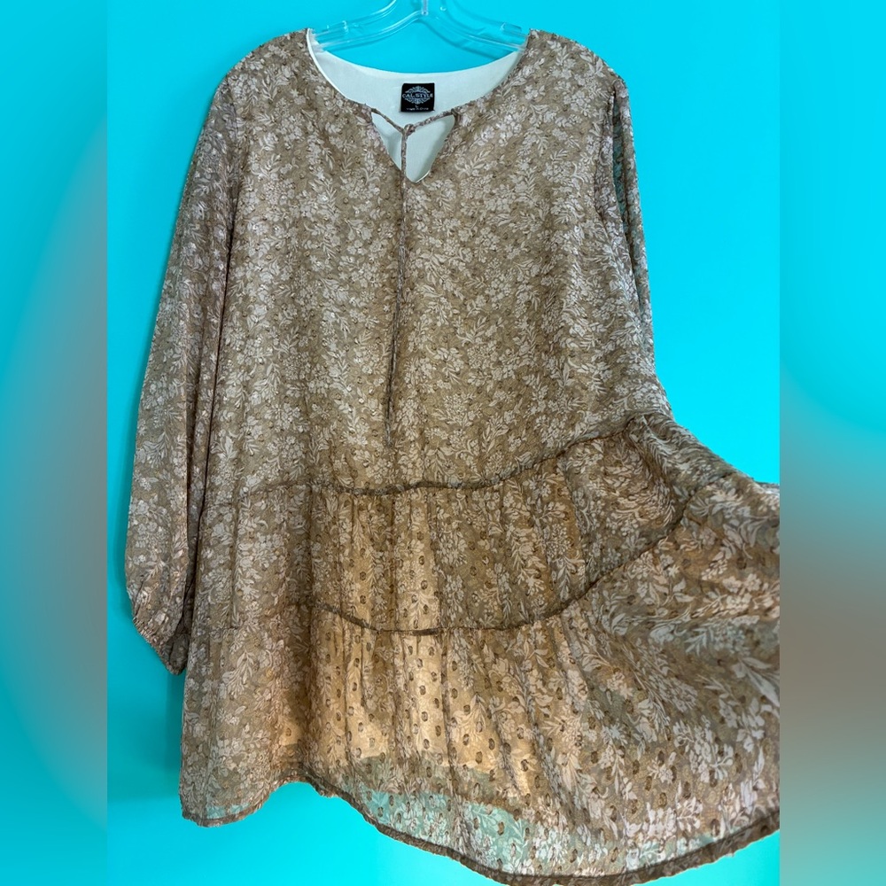 Cal Style Tunic  Tiered  Dress - Picture 14 of 16